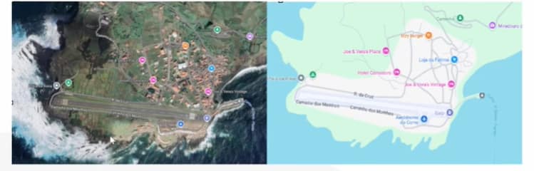 Latent space: example with satellite maps